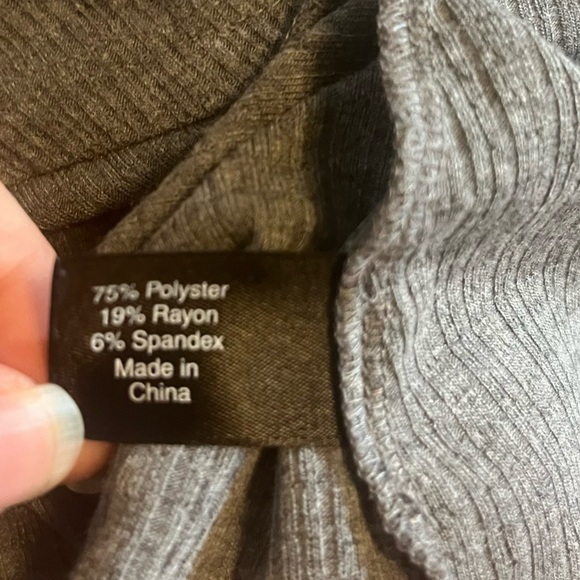 Lane Bryant Crossover Wrap Textured Top VNeck Surplice Neckline Rib Knit 26 / 28 - Picture 11 of 12